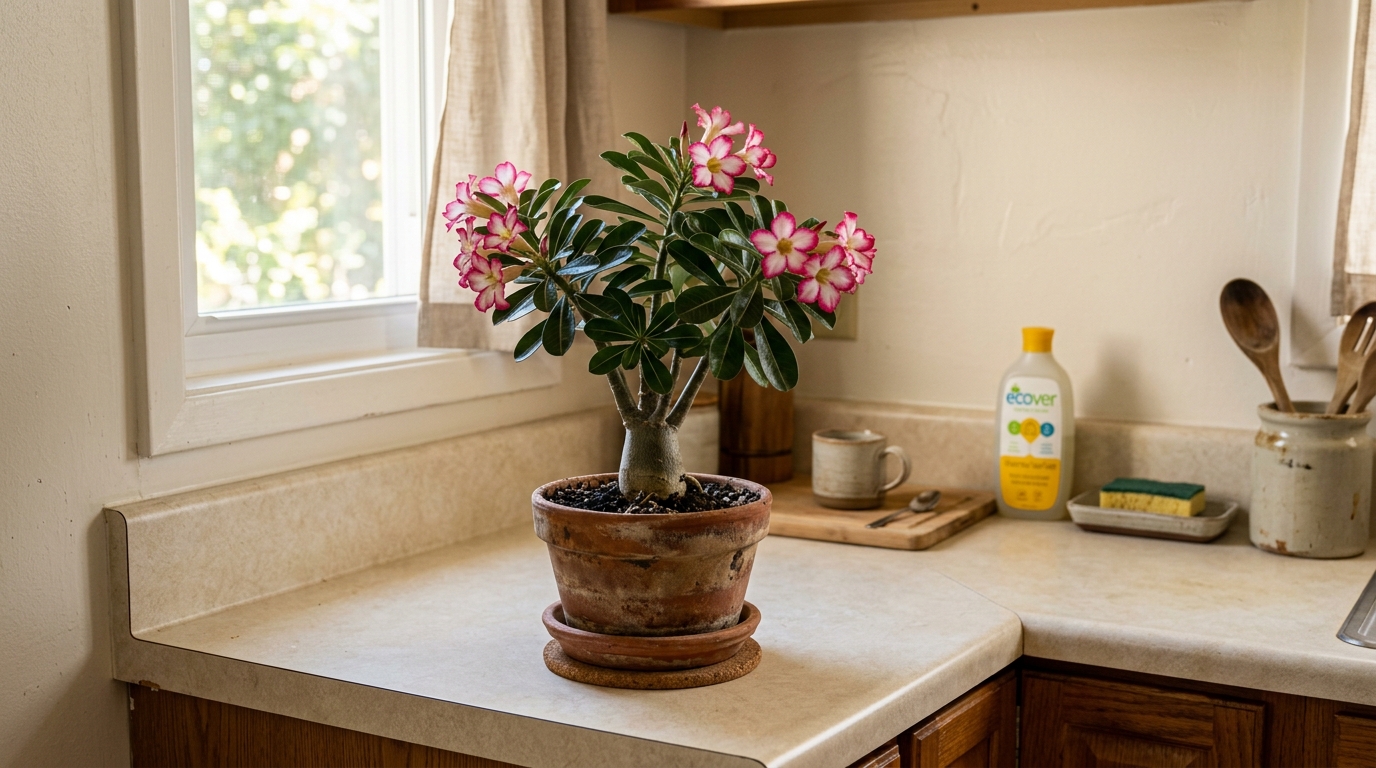 Adenium Plant indoors